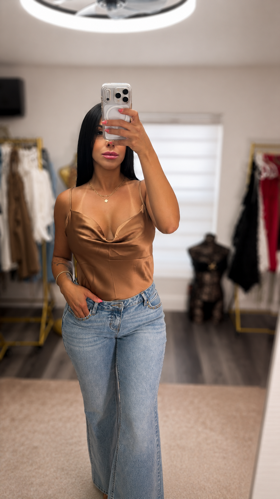 Satin Muse Top