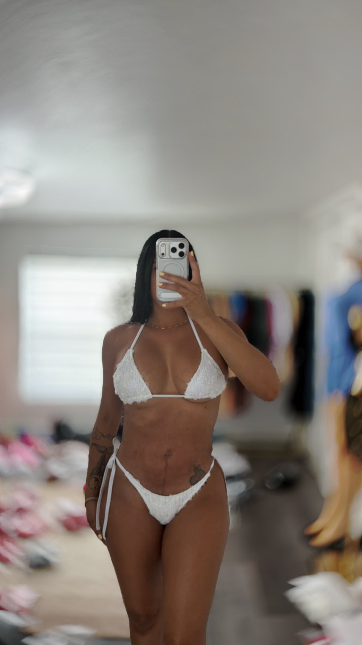 White Garden Bikini